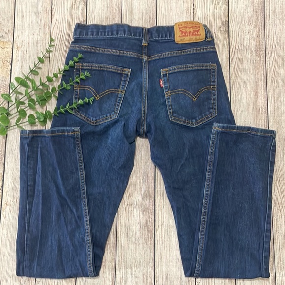 🌸 Clearance! 🌸 Levi's 502 Regular Taper Jeans Girls Size 14 Reg - Picture 4 of 6